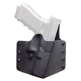 BlackPoint Tactical Standard Right Hand OWB Holster Fits Glock 17 and is made of Kydex material